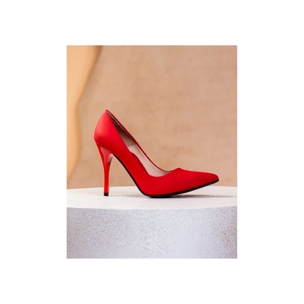 Stiletto Venta De Tacones Altos STILETTO 8994 ROJO TACO FINO PUNTA